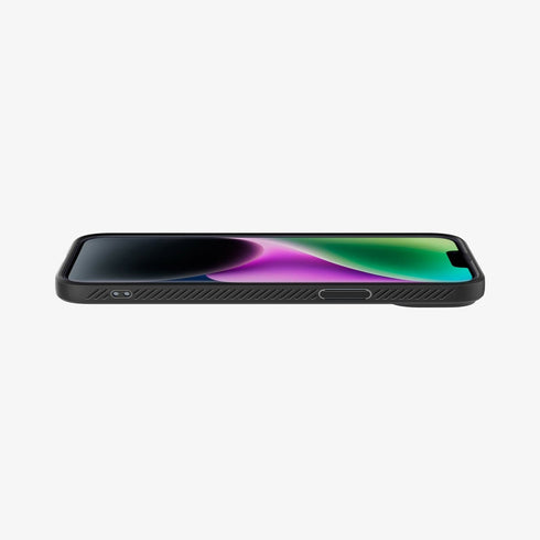 ACS04813 - iPhone 14 Pro Max Case Liquid Air in matte black showing the back